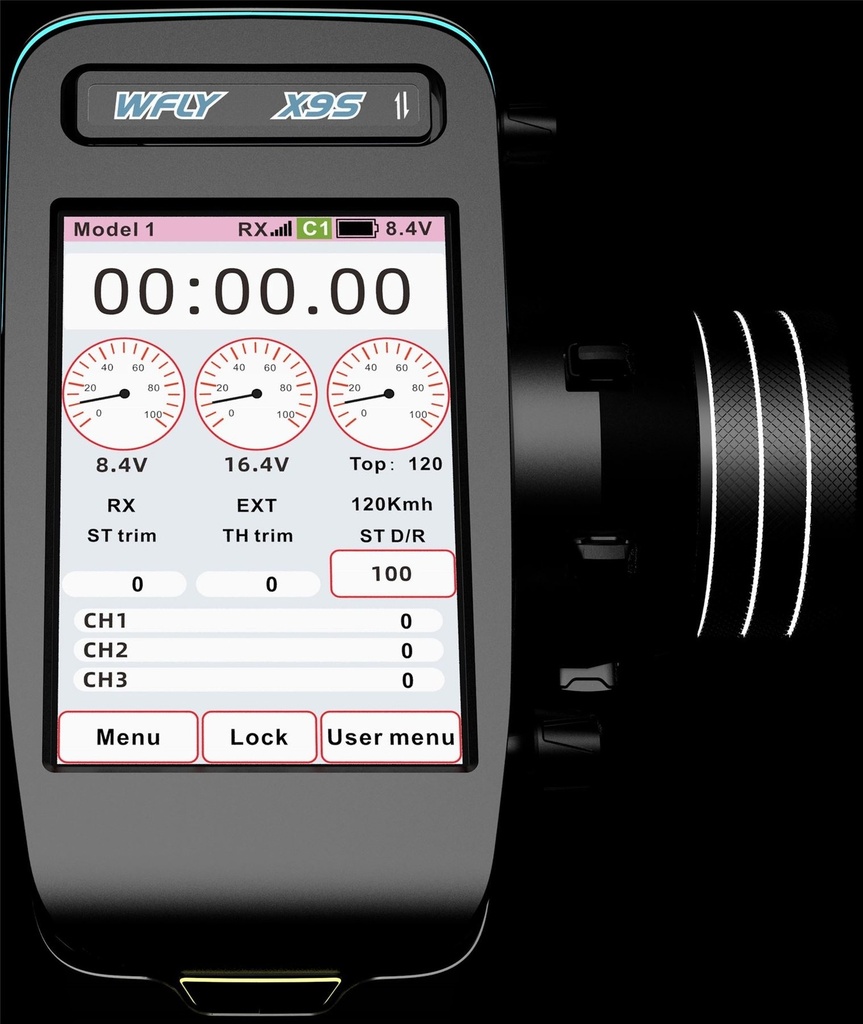 WFly - X9S 9-Channel 2.4GHz Digital Radio Set with RG209S Receiver
