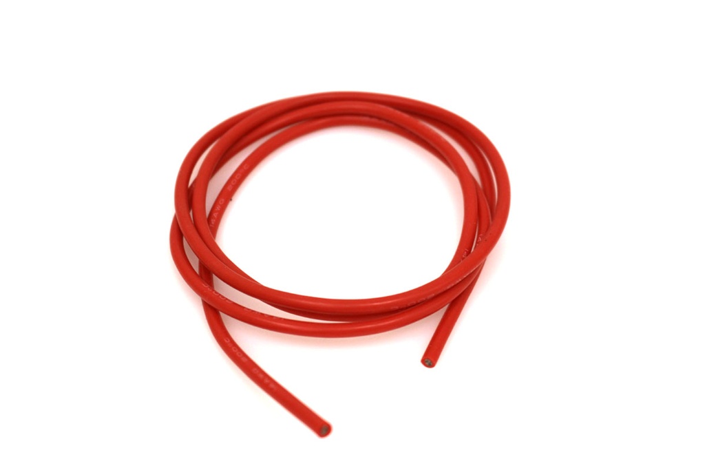 14 Gauge Silicone Wire, 3' Red 