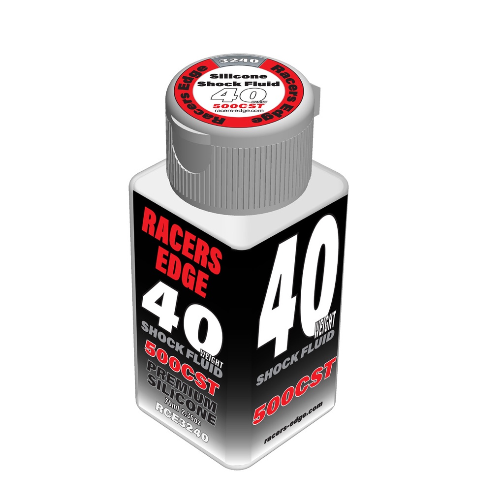 [RCE3240] 40 Weight 500cSt 70ml 2.36oz Pure Silicone Shock Oil