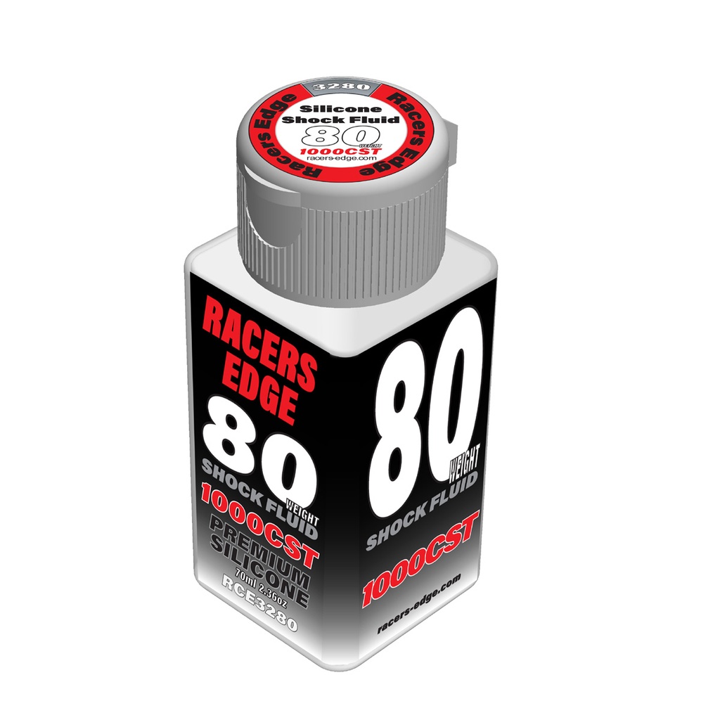 [RCE3280] 80 Weight 1000cSt 70ml 2.36oz Pure Silicone Shock Oil