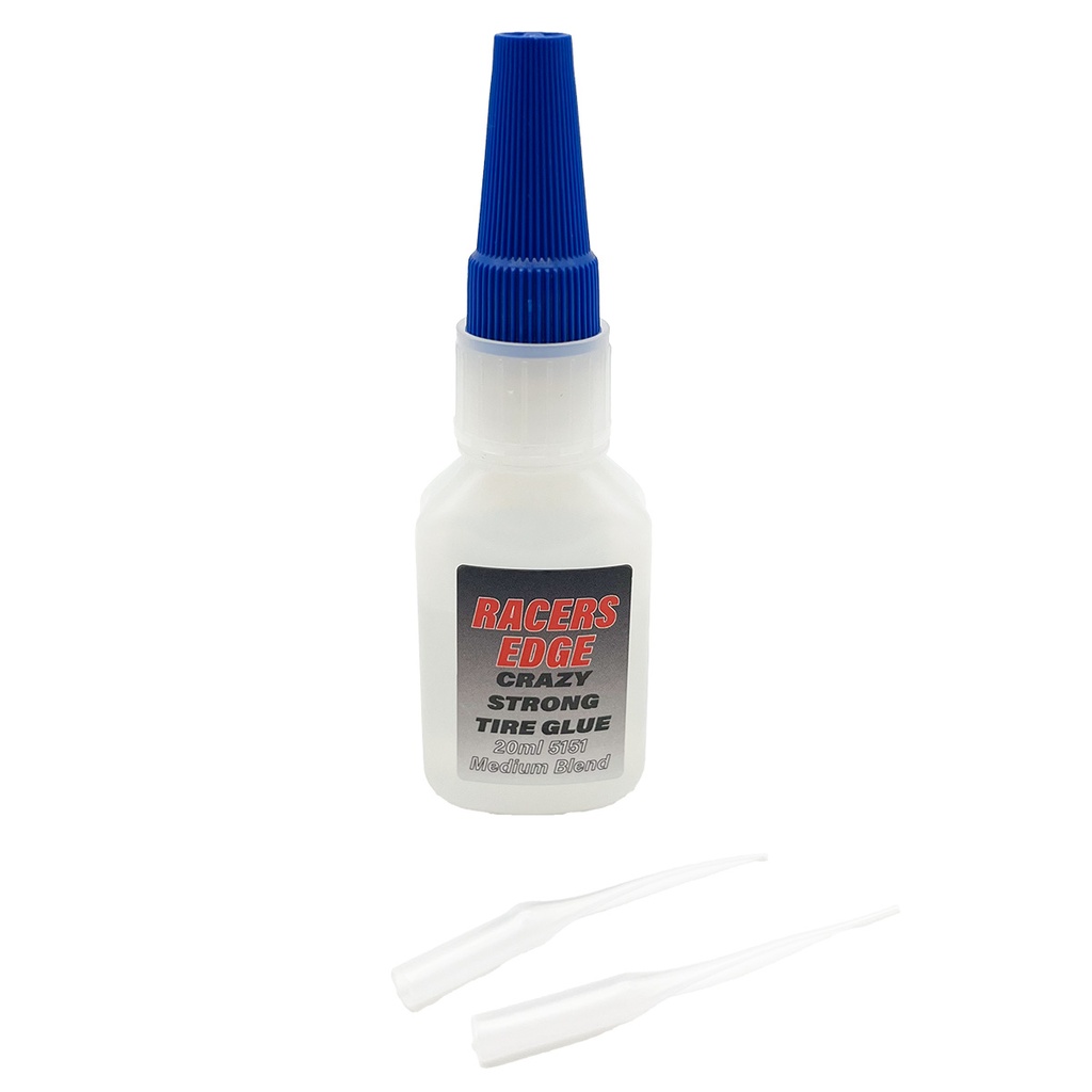 [RCE5151] Crazy Strong Tire Glue, Med 20g w/Pin Cap and Tips