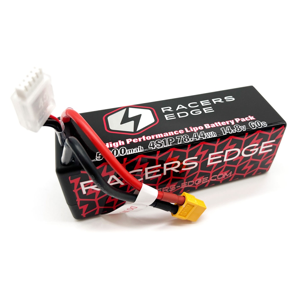 [RCELP53004S60XT60] 5300mAh 4S 14.8V 60C Hard Case Lipo Battery w/ XT60 Connector