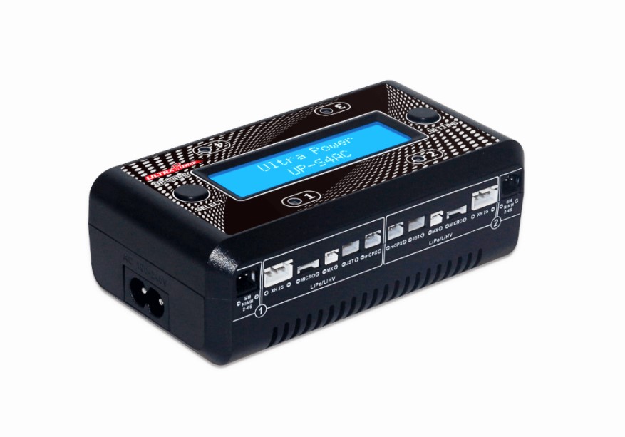 UPTUPS4AC 2S LiPo LiHV Four Channels AC & DC Charger