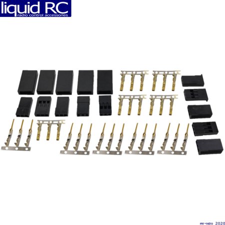 RCE1675 Male & Female Futaba Plug - 5 Count