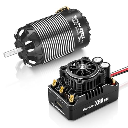 HobbyWing Xerun XR8 Pro G3 ESC Plus 4268SD 1900kv Combo 4S G3 Motor HWI38020432