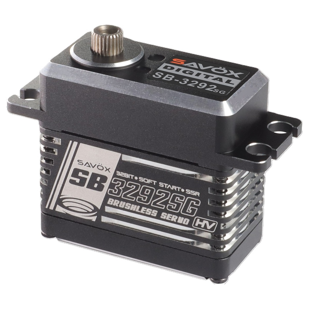 SAVSB3292SG-BE 0.07 Second High Torque High Voltage Brushless Servo, Black