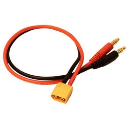 300 Mm Wire Charge Adapter with Male XT60 to Male 4 Mm Bullets