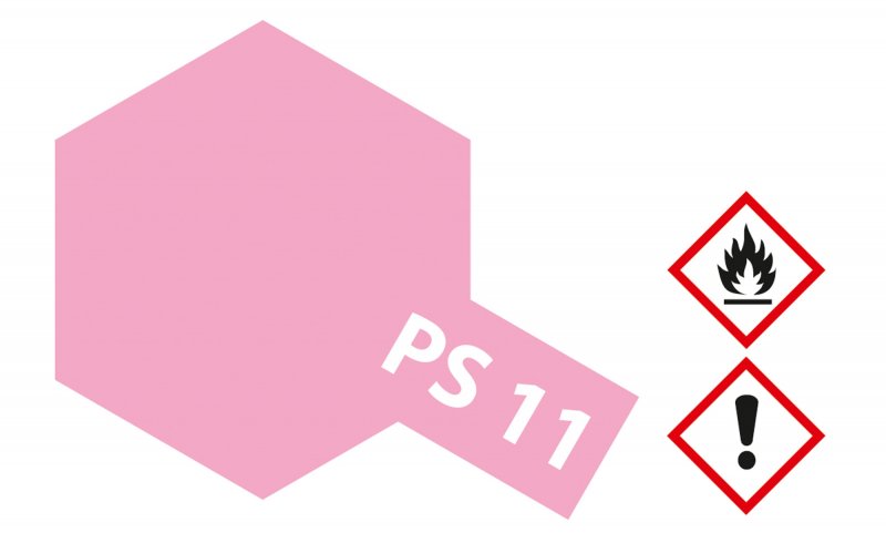 Tamiya Polycarbonate PS-11 Pink TAM86011 Lacquer Primers & Paints