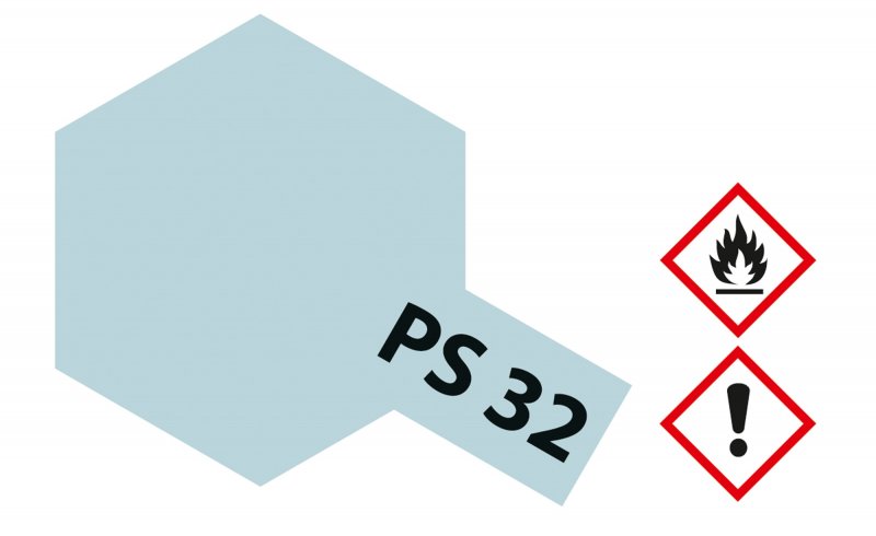 Tamiya Polycarbonate PS-32 Corsa Grey TAM86032 Lacquer Primers & Paints