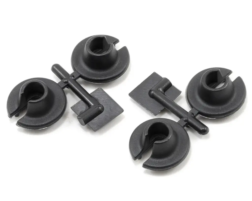 RPM Lower Spring Cups for Traxxas and Losi Shocks - Black