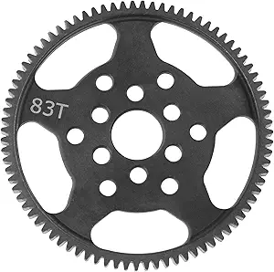 Steel 83T Gearbox Spur Gear Mod 0.6 Compatible with Tamiya 1/10 RC Car Upgrade Part
