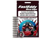 FastEddy Bearings 296 5x10x4 (FLANGED) Rubber Sealed Bearing MF105-2RS (10 Units