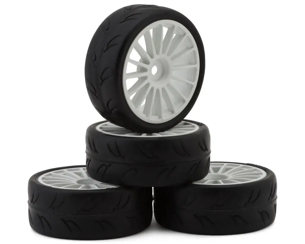 Yeah Racing Zero-Max S01 1/10 Touring Car Pre-Mount w/12mm Hex (4) (Street Compound)