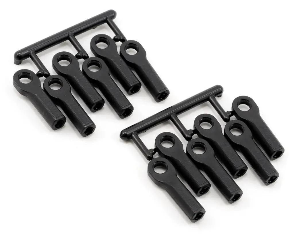 RPM R/C Products 80512 Rod Ends Long Black 1:10 TRA Nitro Slash