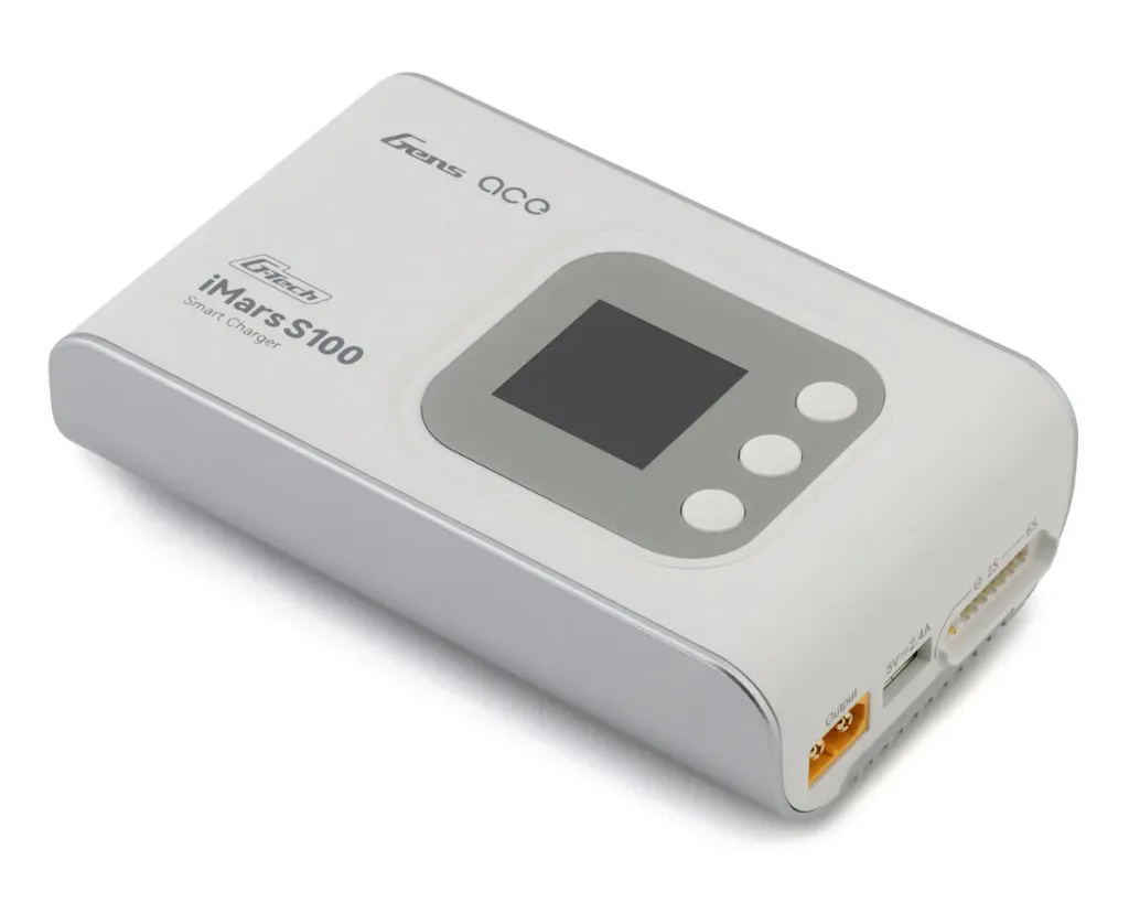 Gens Ace IMars S100 G-Tech Smart AC Balance Battery Charger (6S/10A/100W) (White)