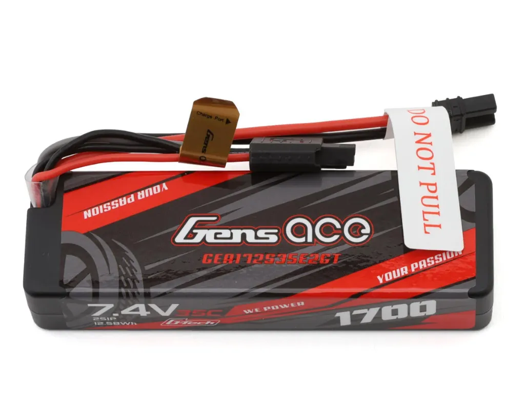 Gens Ace G-Tech Smart 2S Hardcase LiPo Battery 35C (7.4V/1700mAh) W/iEC2 Connector