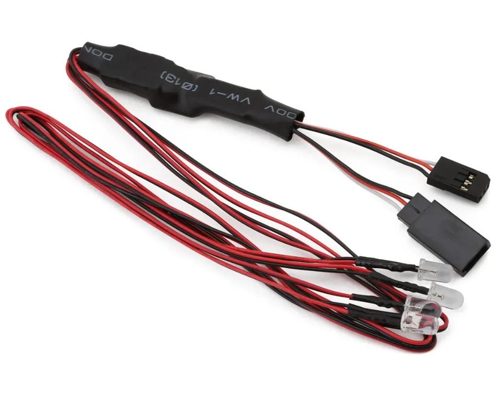 Kyosho Halogen Style LED Light Set (4) (5mm) w/Brake Lights