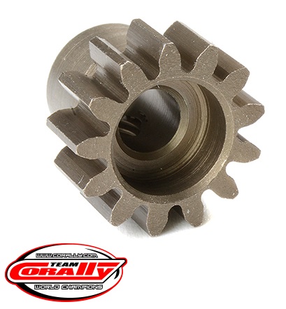Corally Mod 1.0 Pinion - Short - Hardened Steel - 13 Tooth -