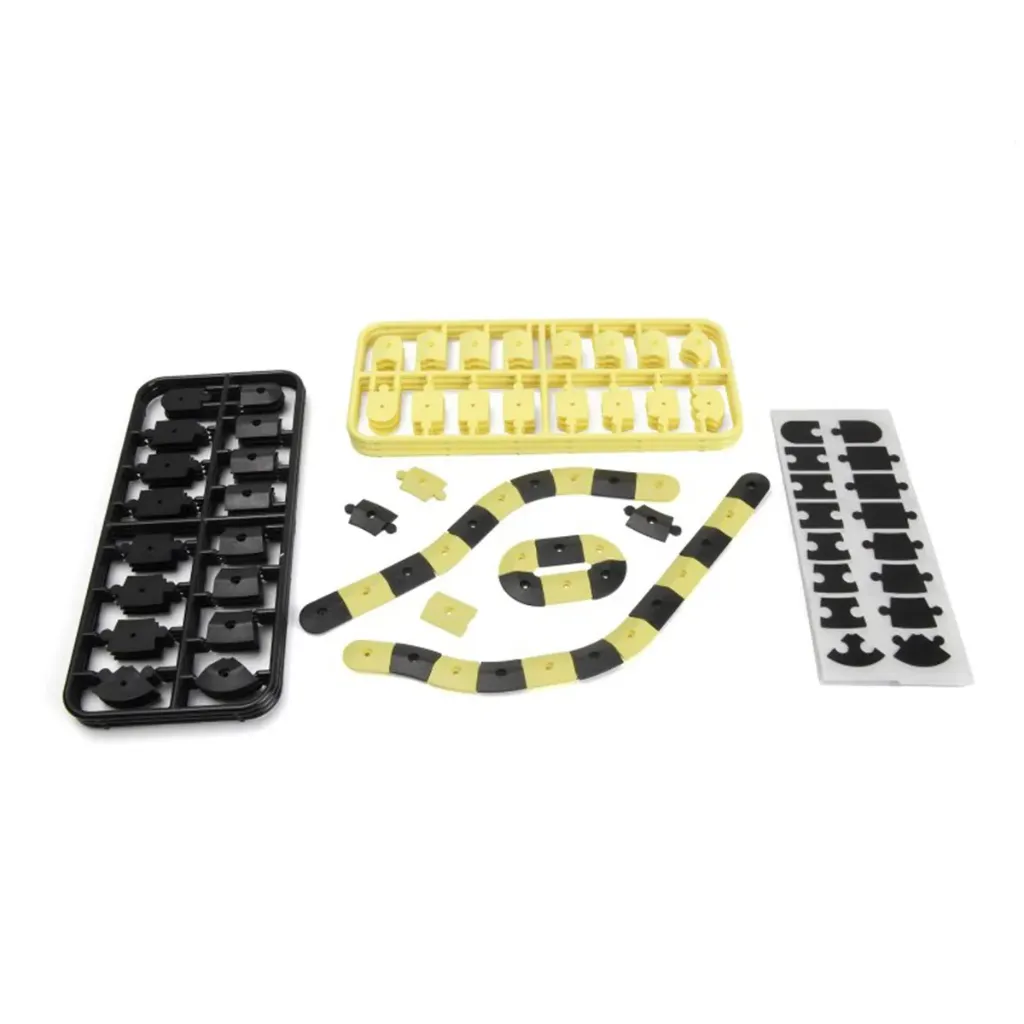 HPI161411 nano-TTR Curb Set - Black and Yellow
