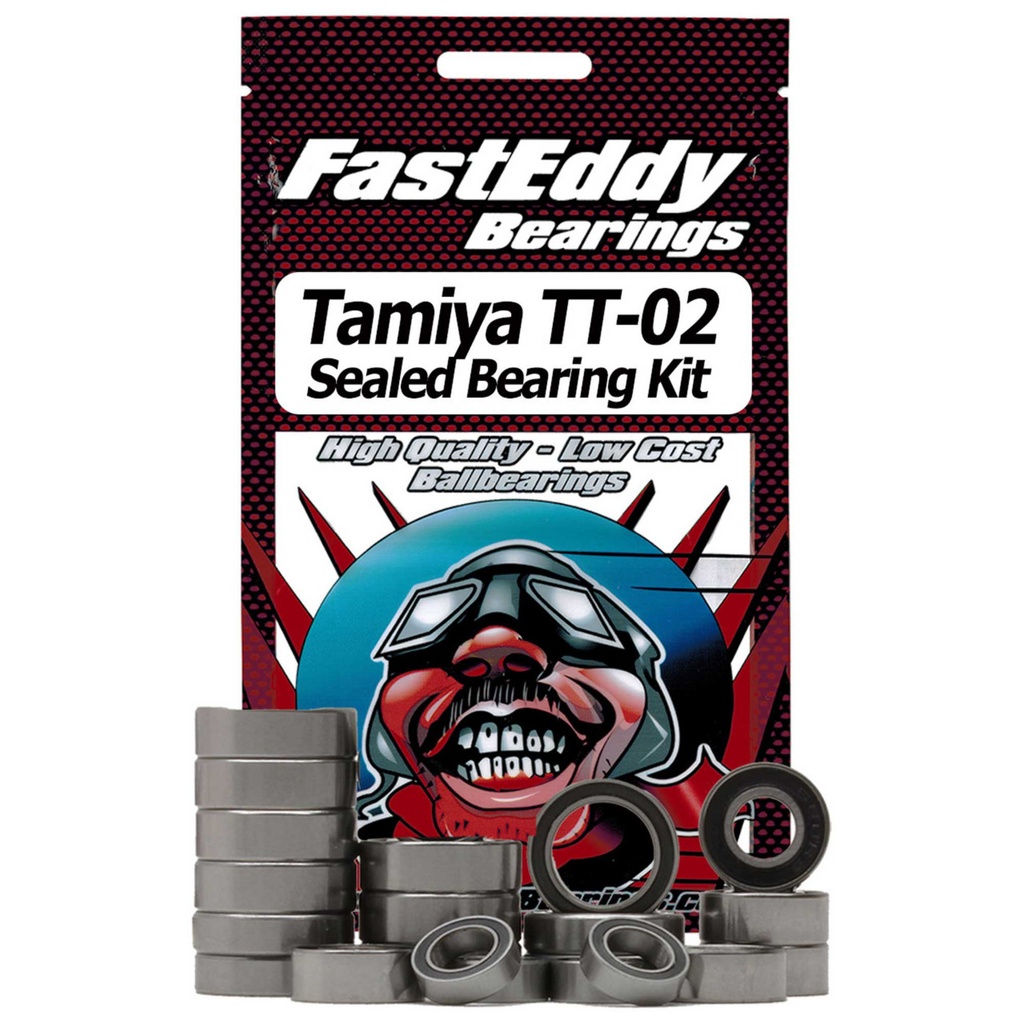 FastEddy Bearings TAM TT-02 Chassis Rubber Sealed Bearing Kit TFE411 Electric Car/Truck Option Parts