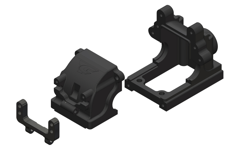 COR00180-033 Gearbox Case Set - Composite - 1 Set: Dementor, Kronos, Python, Shogun, Kagama