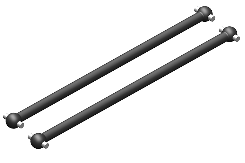 COR00180-367 Dogbones - Long - Rear - Steel - 2 pcs: Dementor, Kronos, Shogun, Kagama