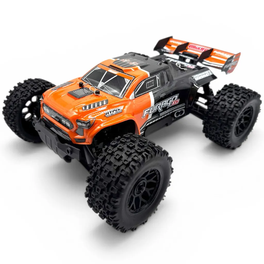 Furago XD 4WD 2S Small Scale, RTR Monster Truck, Orange COR00230-O