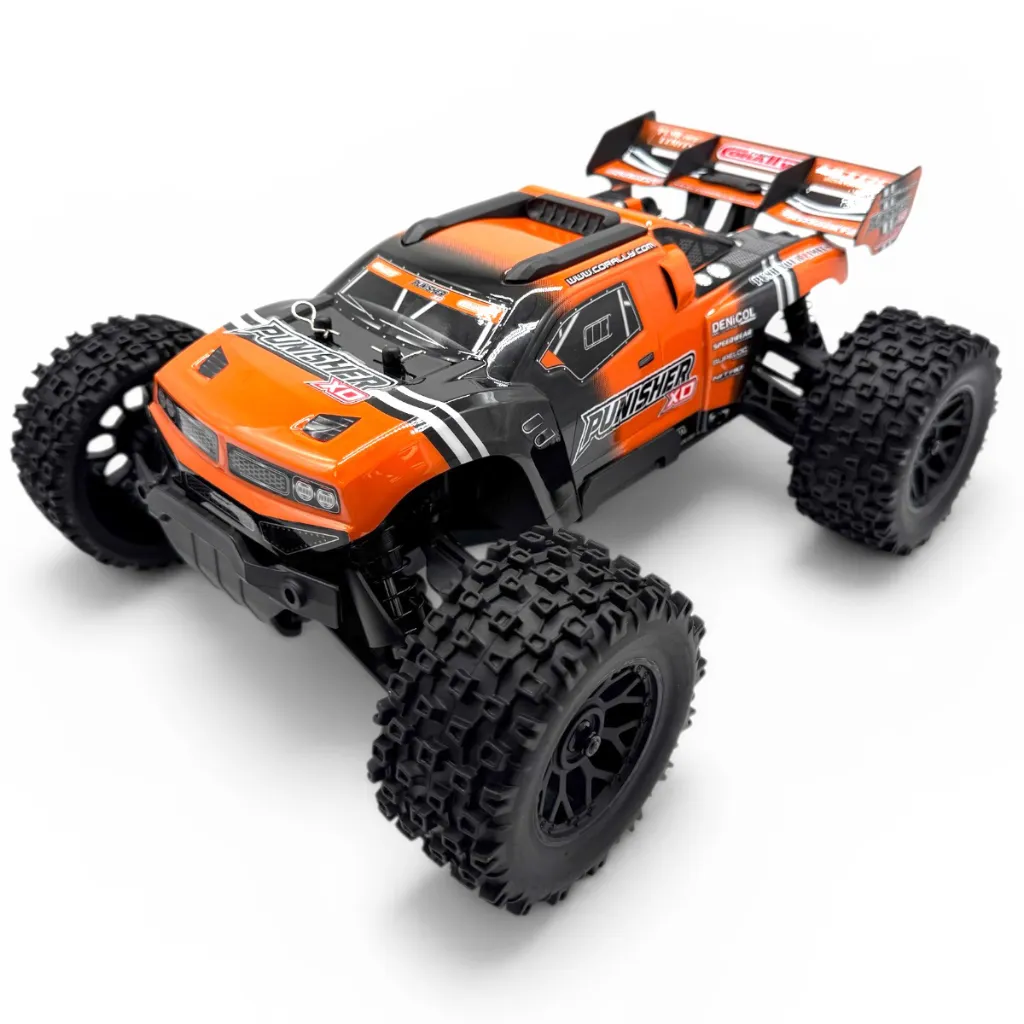 Punisher XD 4WD 2S Small Scale, RTR Monster Truck, Orange COR00231-O