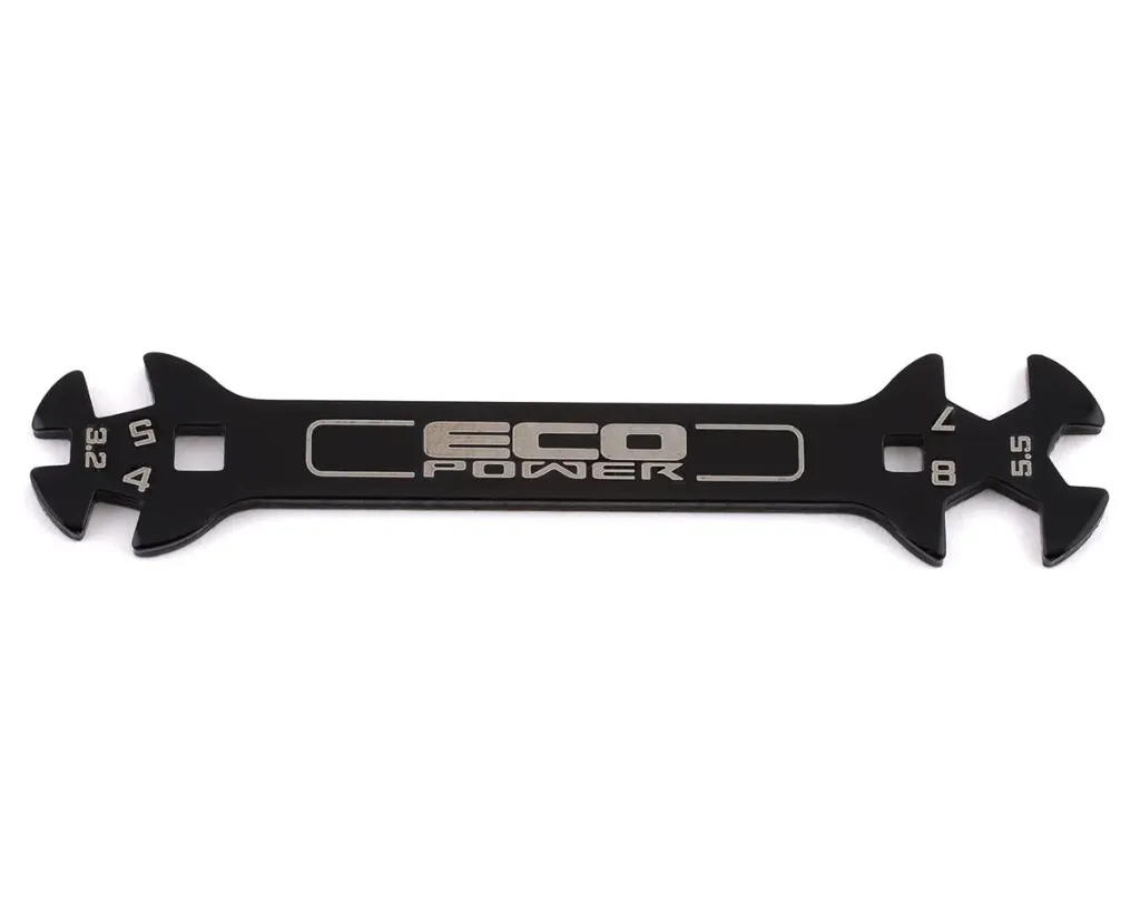EcoPower Steel Turnbuckle Box Wrench (3.2, 4, 5, 5.5, 7 & 8mm)