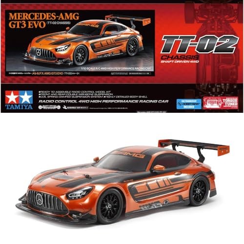 Tamiya TT-02 Mercedes-AMG GT3 EVO 1/10 4WD Electric Touring Car Kit