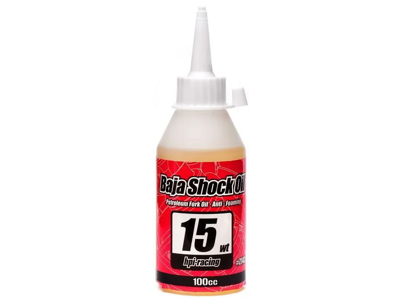 HPIZ143 Baja Shock Oil, 15W, (100cc)