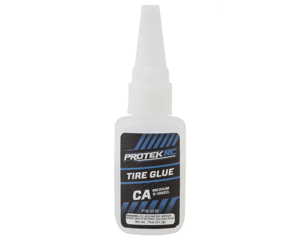 ProTek RC CA Tire Glue w/Glue Tip (Medium) (0.75oz)