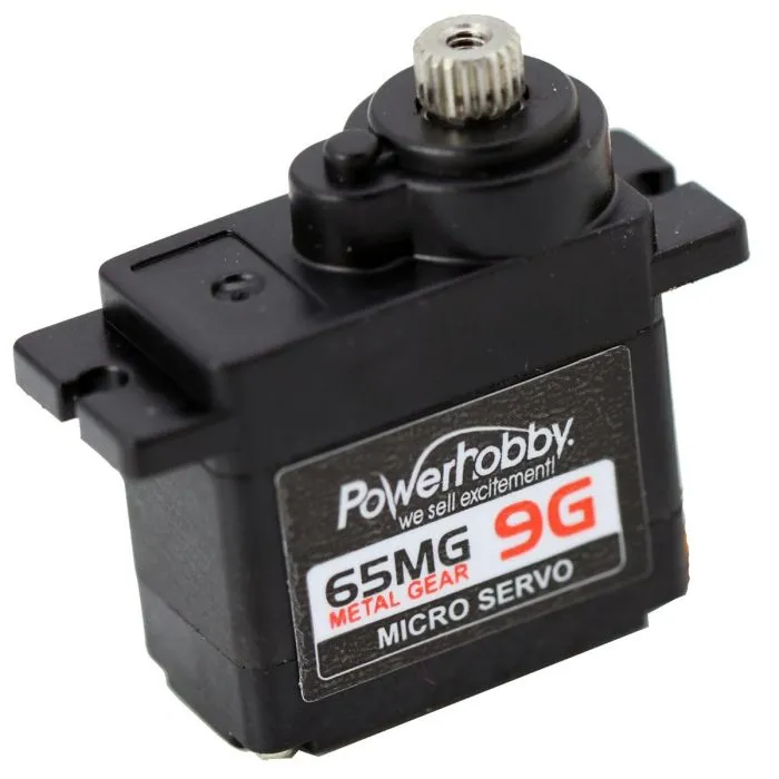 Power Hobby 65MG Metal Gear Digital 9G Micro Servo 0.11sec/30oz @ 6.0V