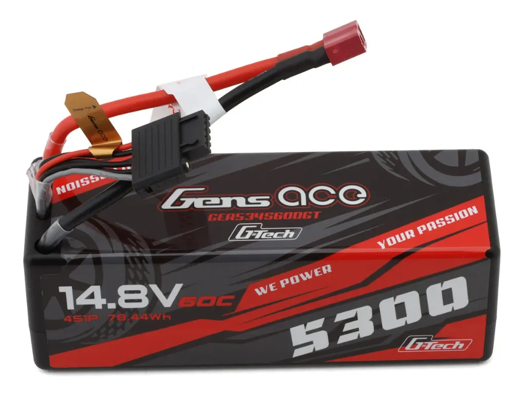Gens Ace G-Tech Smart 4S LiPo Battery 60C (5300mAh/14.8V) w/T-Style Connector