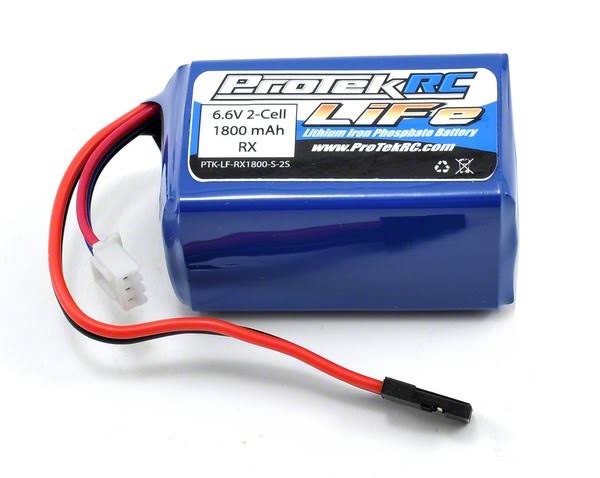 ProTek RC LiFe Hump/Short Receiver Battery Pack (Kyosho/Tekno) (6.6V/1800mAh) (w/Balancer Plug)