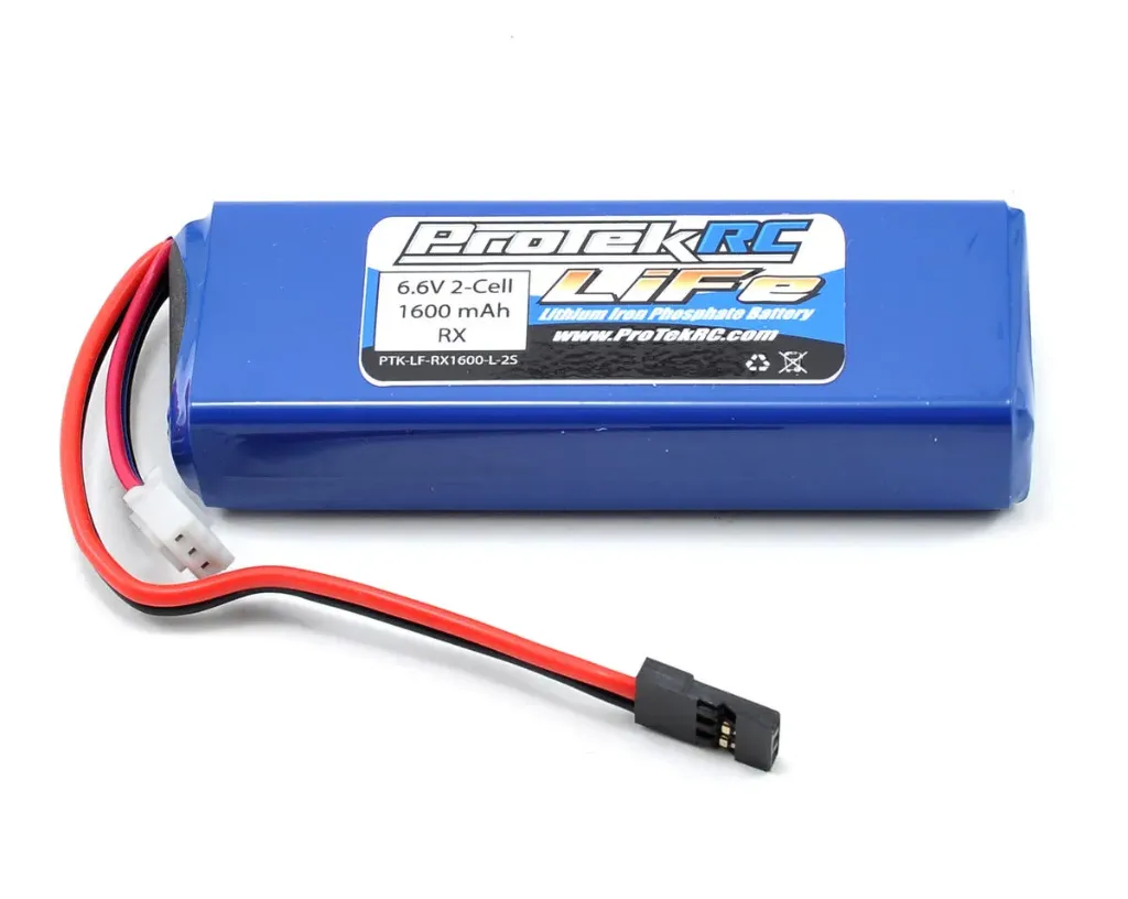 ProTek RC LiFe Receiver Battery Pack (Mugen/AE/8ight-X) (6.6V/1600mAh) (w/Balancer Plug)
