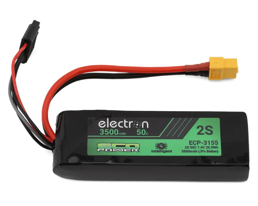 EcoPower "Electron" 2S 50C Intelligent LiPo Battery w/XT60 Connector (7.4V/3500mAh) (Traxxas® Mini Maxx®/Mini XRT®)