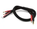 ProTek RC 2S High Current Charge/Balance Adapter (4mm to 4mm Solid Bullets) (10AWG Wire) (24") (Version 1)