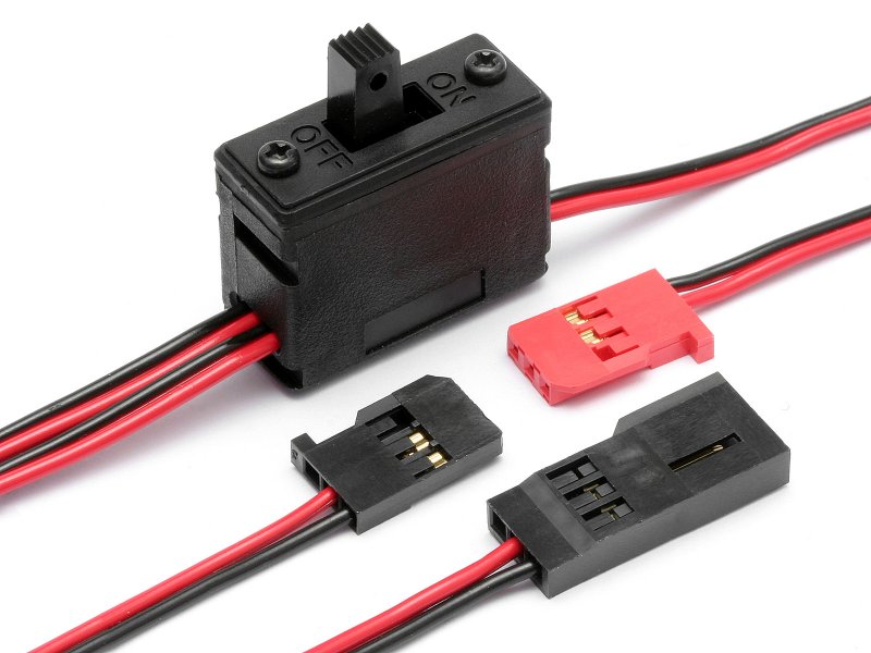HPI80579 Receiver Switch, Battery Charger Connector