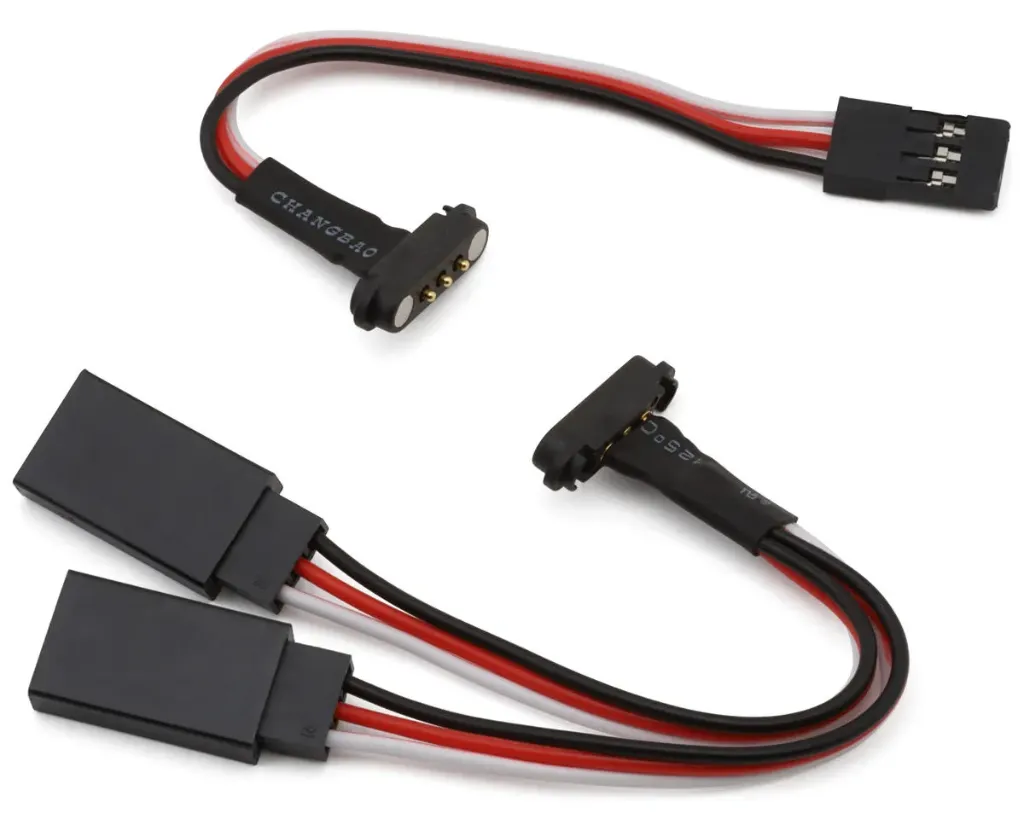 [INJWIRE11-20] Injora Magnetic Snap Y-Adapter (JR to Y-Cable) (200mm)