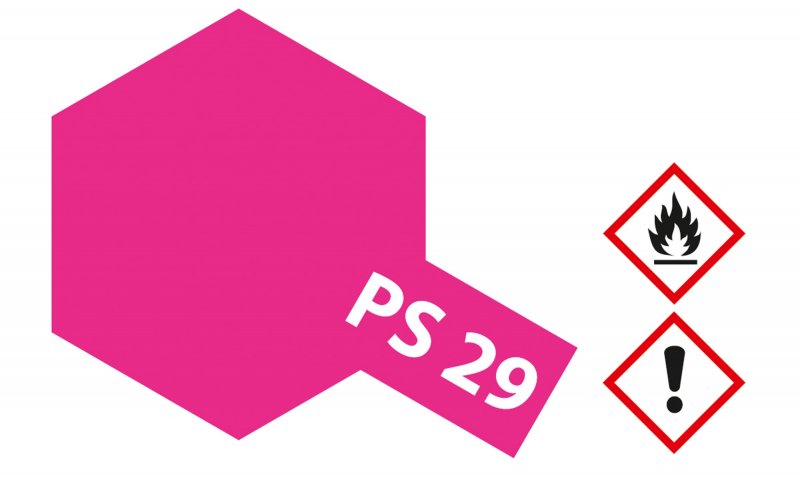 Tamiya Polycarbonate Spray Paint (100ml) - Fluorescent Pink