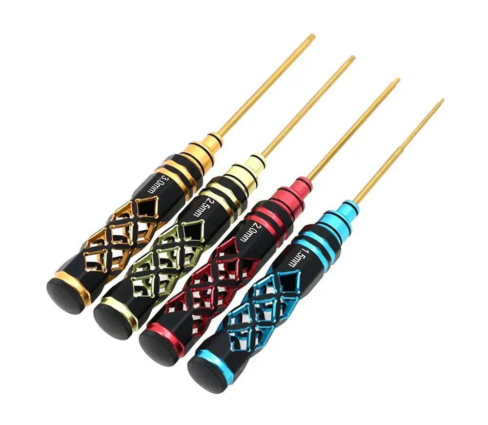 Allen Hex Wrench Set 4pcs (1.5, 2.0, 2.5 & 3.0mm)