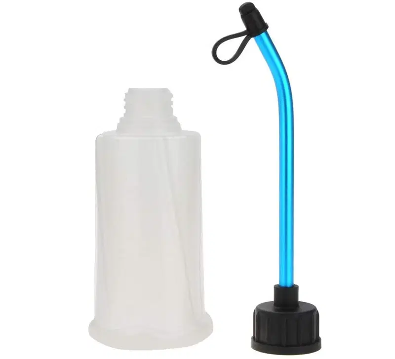 Plastic 250cc Fuel Filler Clear Bottle w/ Attached Cap for 1/10 & 1/8 Nitro C31054