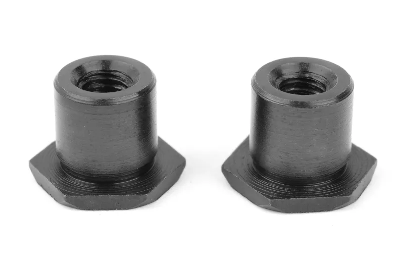 Corally COR00180-206 Steering Rack Bushing, Steel, 2 pcs for Dementor, Kronos, Python, Shogun, Kagama