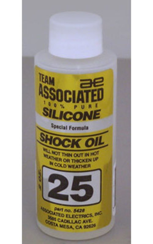 ASC5428 Associated Silicone Shock Oil (2oz) (25wt) ASC5428