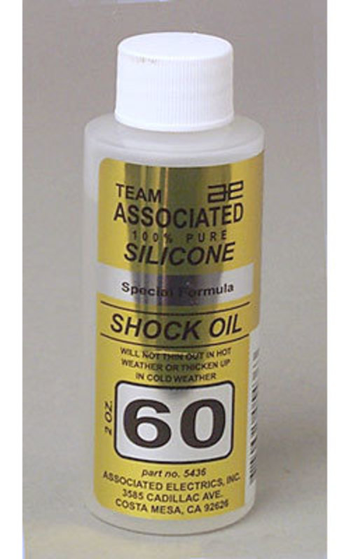 ASC5436 Associated Silicone Shock Oil (2oz) (60wt) ASC5436
