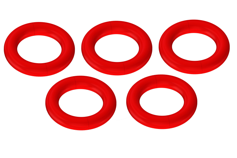Corally 00180-182 O-Ring - Silicone - 5x8mm - 5 Pcs: Dementor Kronos Python Sho
