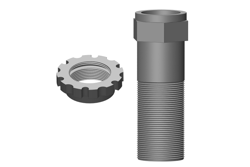 Corally COR00180-145 Aluminum Servo Saver Shaft with Nut
