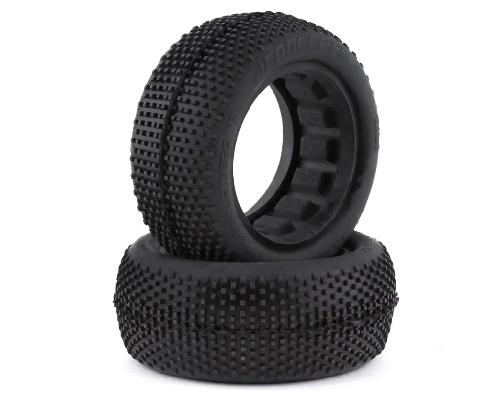 [JCO3161-02] JConcepts Double Dee's V2 2.2" 4WD Front Buggy Tires (2) (Green) JCO3161-02