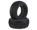 JConcepts Double Dee's V2 2.2" 4WD Front Buggy Tires (2) (Green) JCO3161-02